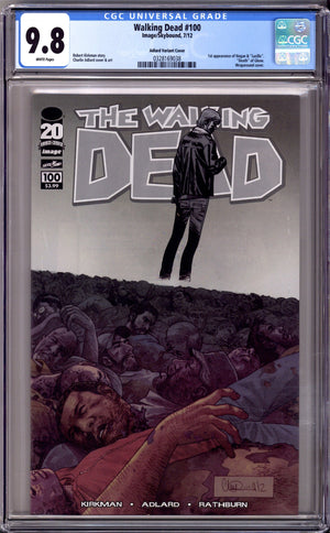 The Walking Dead 100 CGC 9.8 (NM/M) (2012) Adlard Wraparound Variant