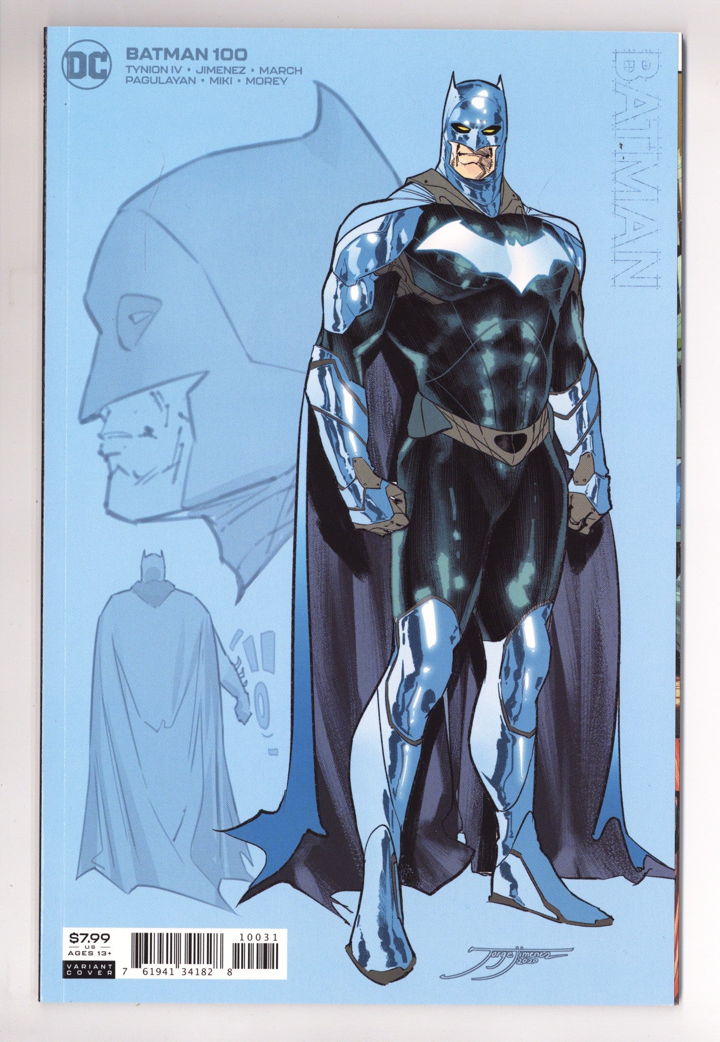 Batman Vol 3 100  NM (9.4)   (2020) Jimenez     Incentive Variant  