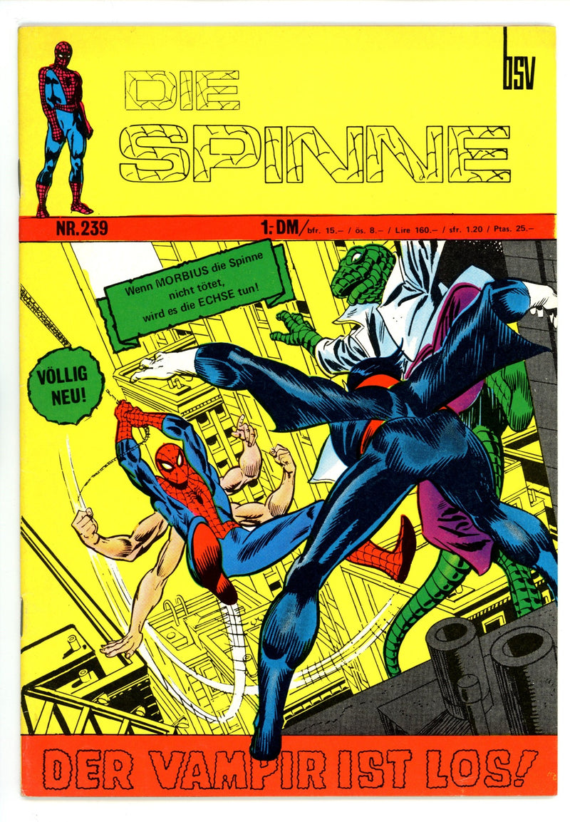 Hit Comics Die Spinne 239 FN/VF (7.0) Amazing Spider-Man (1972) 