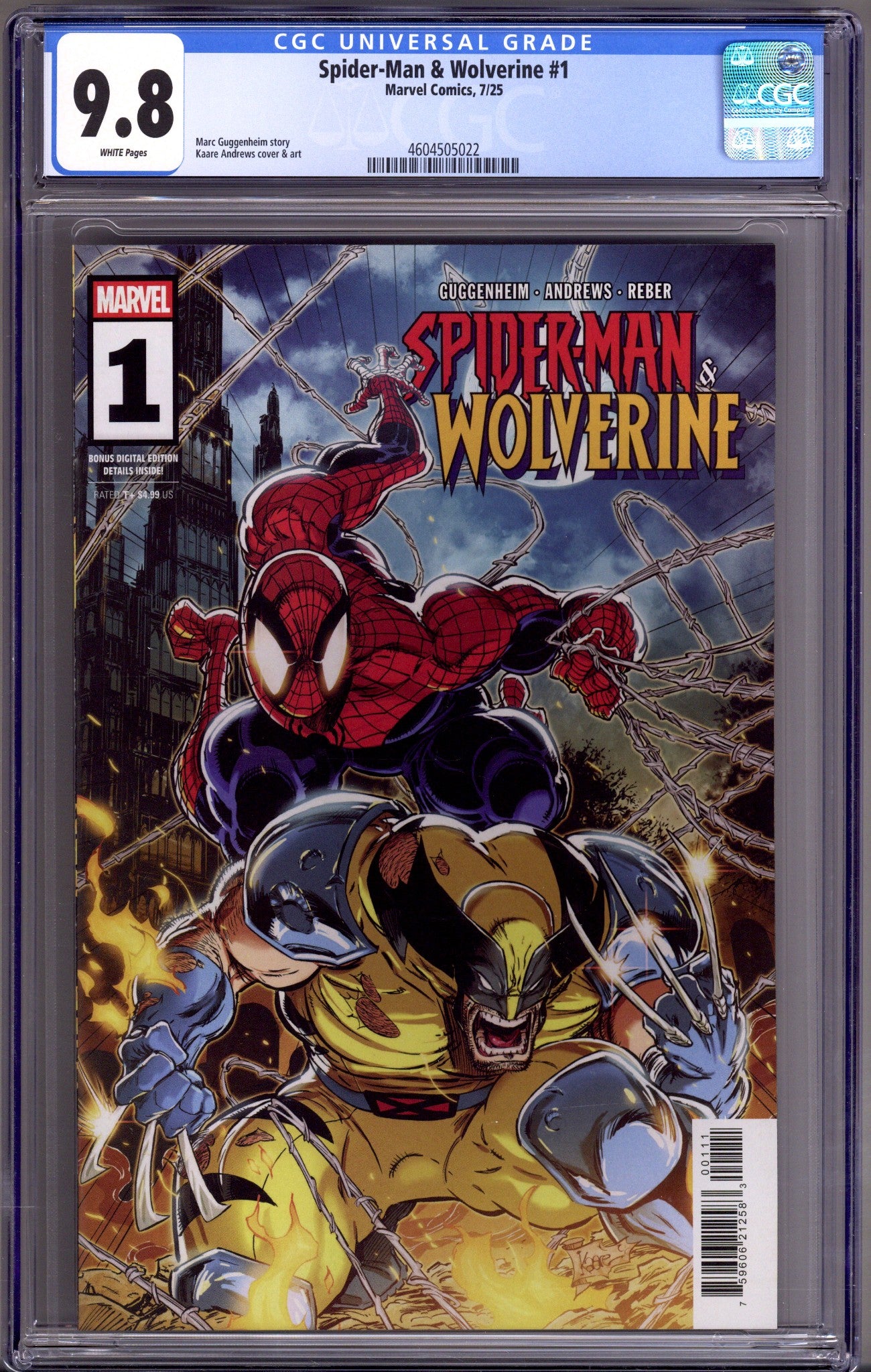 Spider-Man & Wolverine 1 CGC 9.8 (NM/M) (2025) 