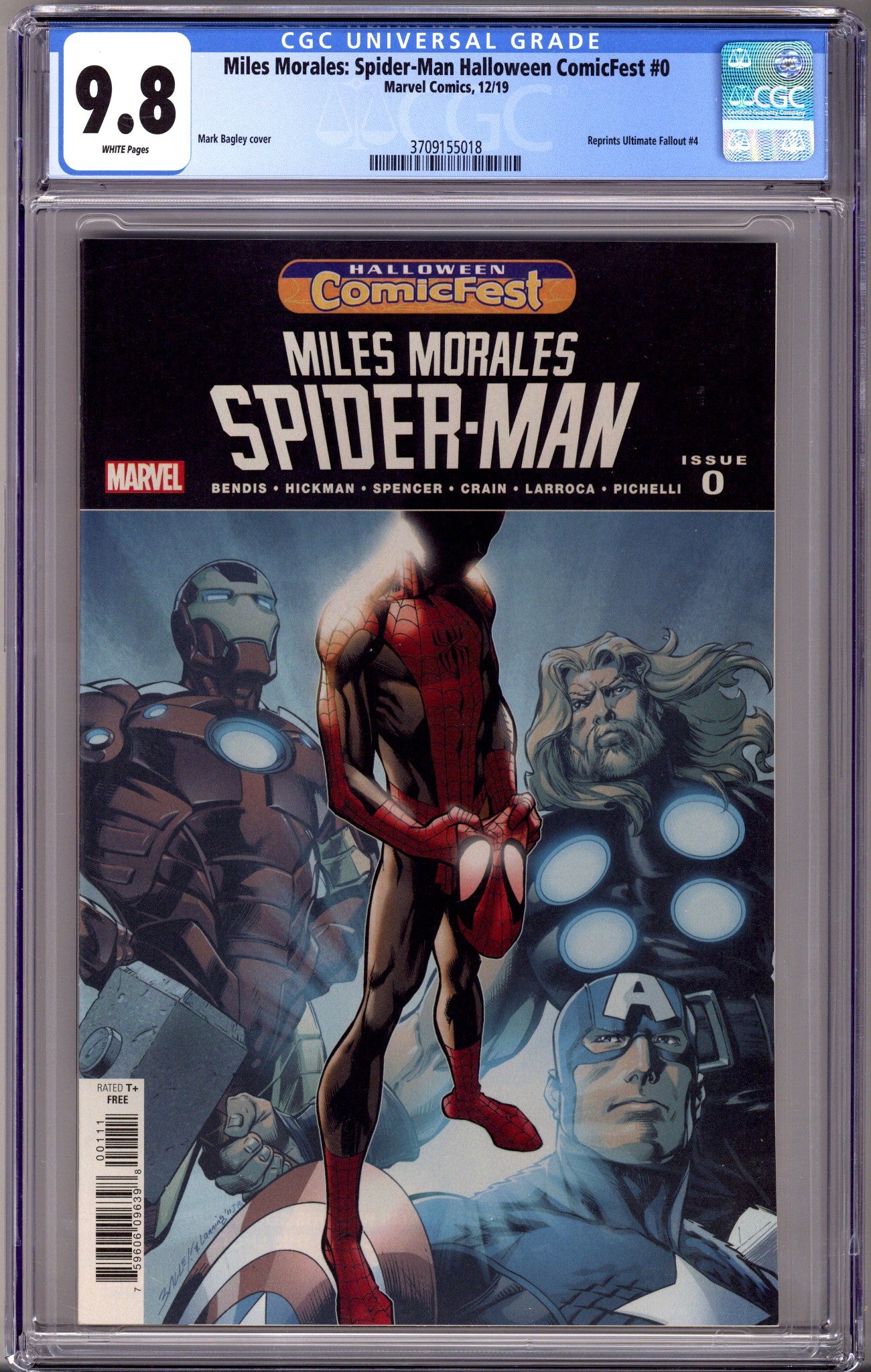 Miles Morales: Spider-Man Halloween Comic Fest 2019 0 CGC 9.8 (2019)