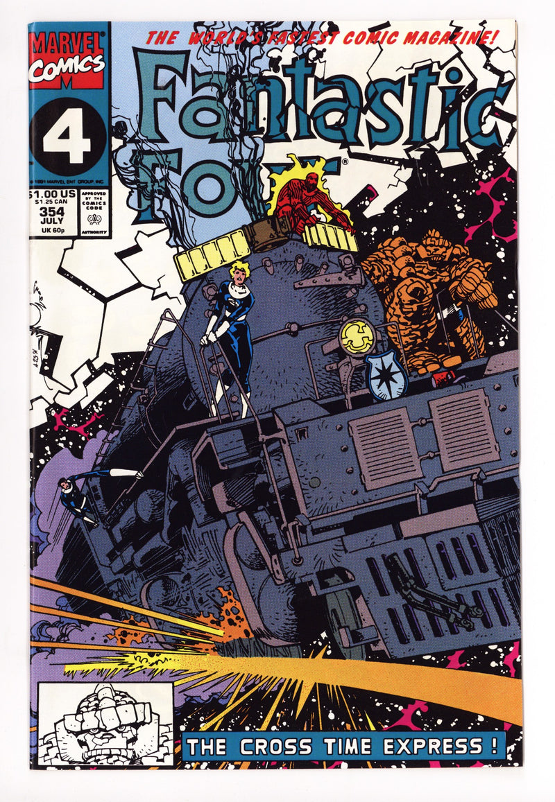 Fantastic Four Vol 1 354  High Grade   (1991)        