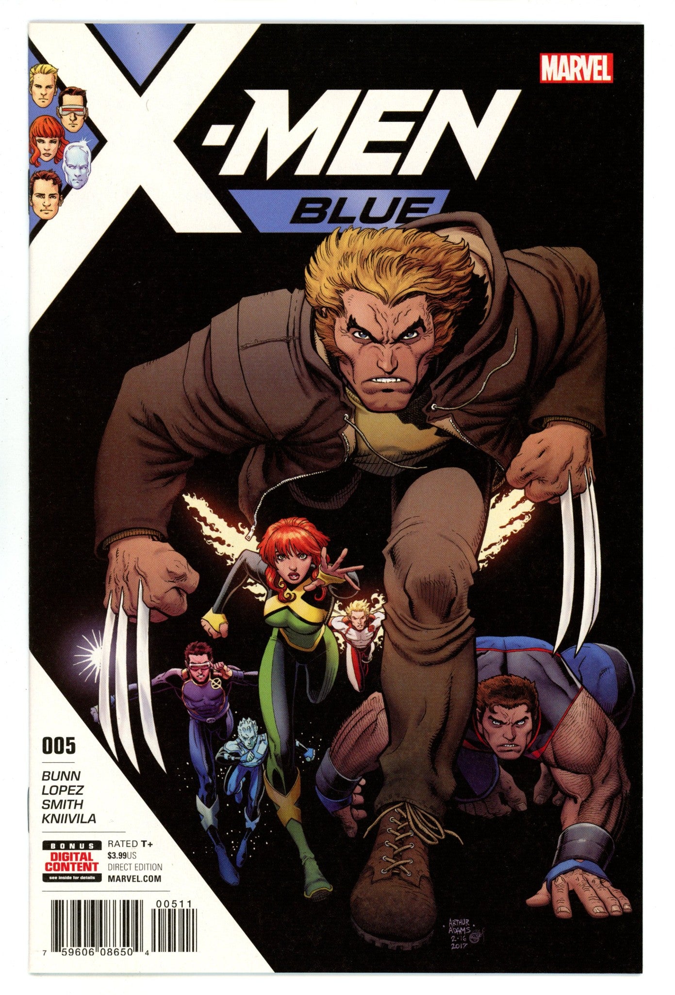 X-Men: Blue 5 High Grade (2017) 