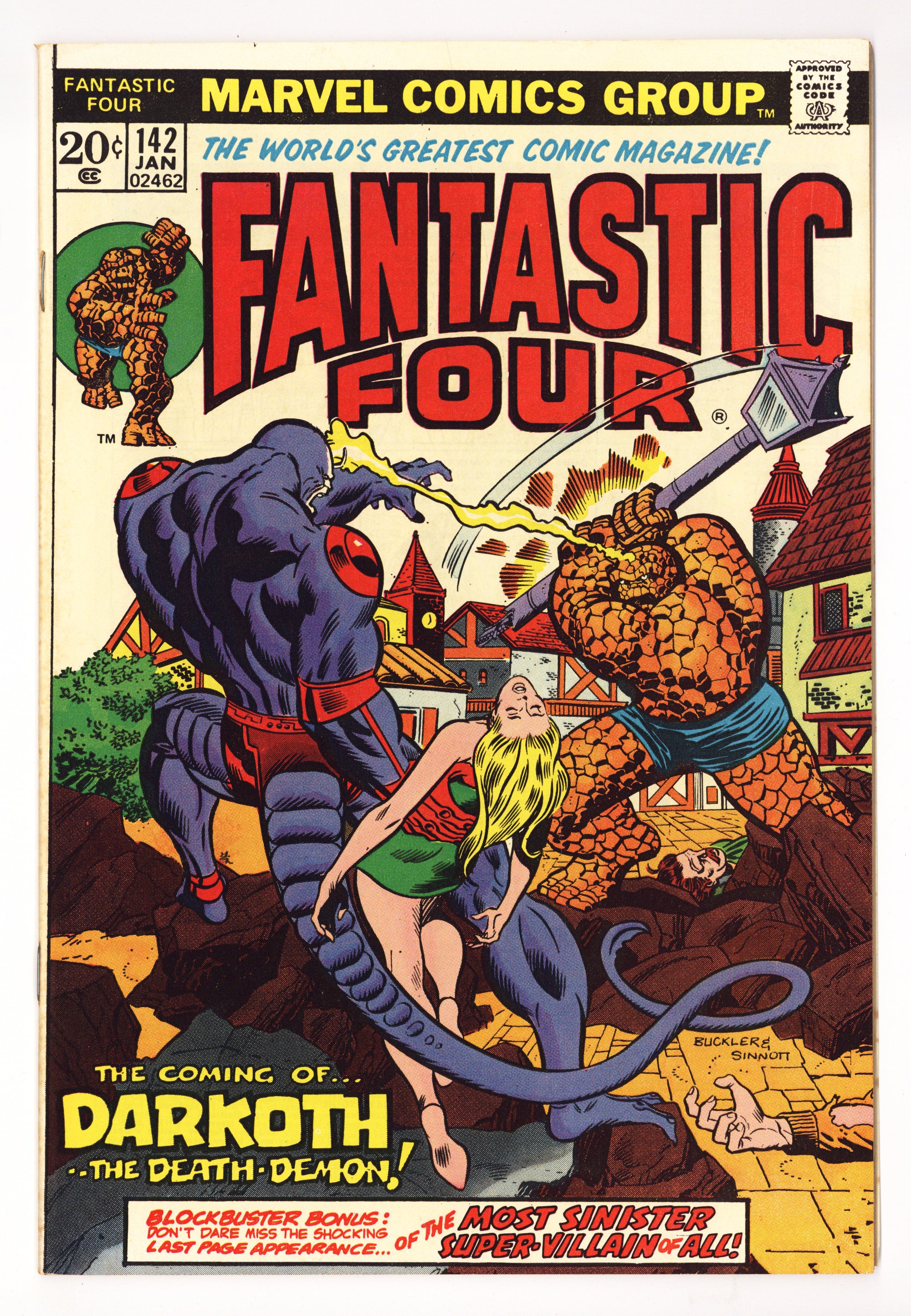 Fantastic Four Vol 1 142  VF+ (8.5)   (1974)        