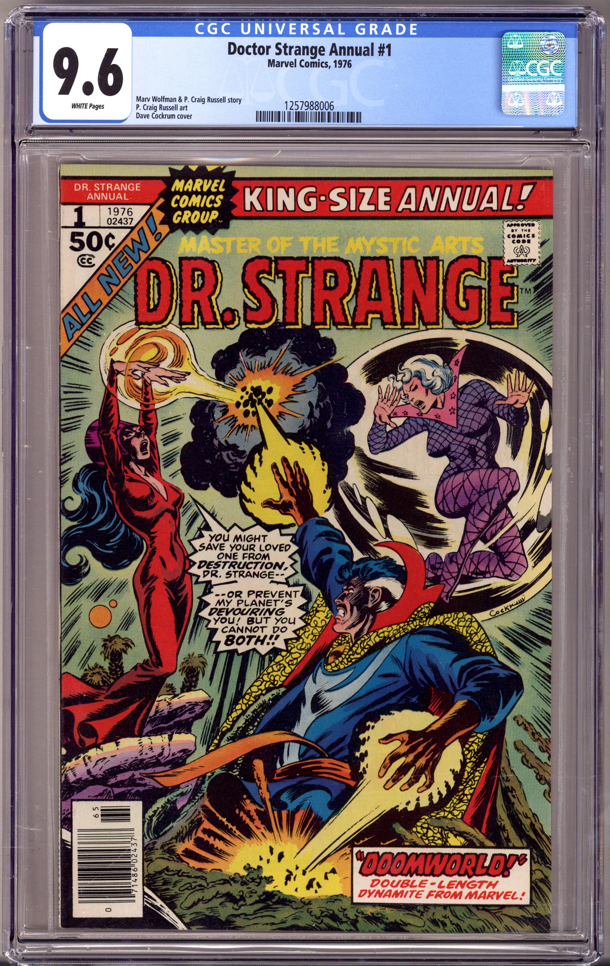 Dr. Strange Annual Vol 2 1 CGC 9.6 (NM+) (1976) 