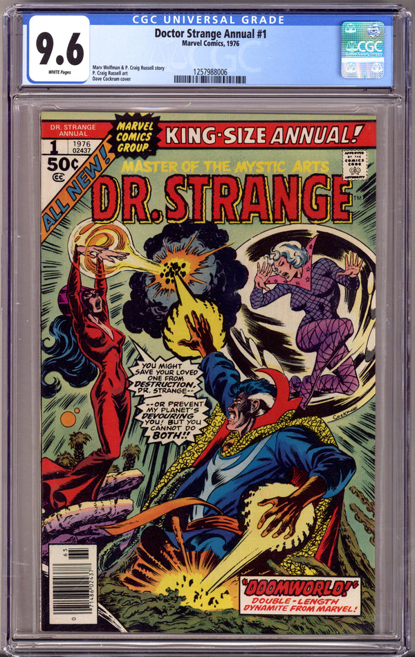 Dr. Strange Annual Vol 2 1 CGC 9.6 (NM+) (1976)