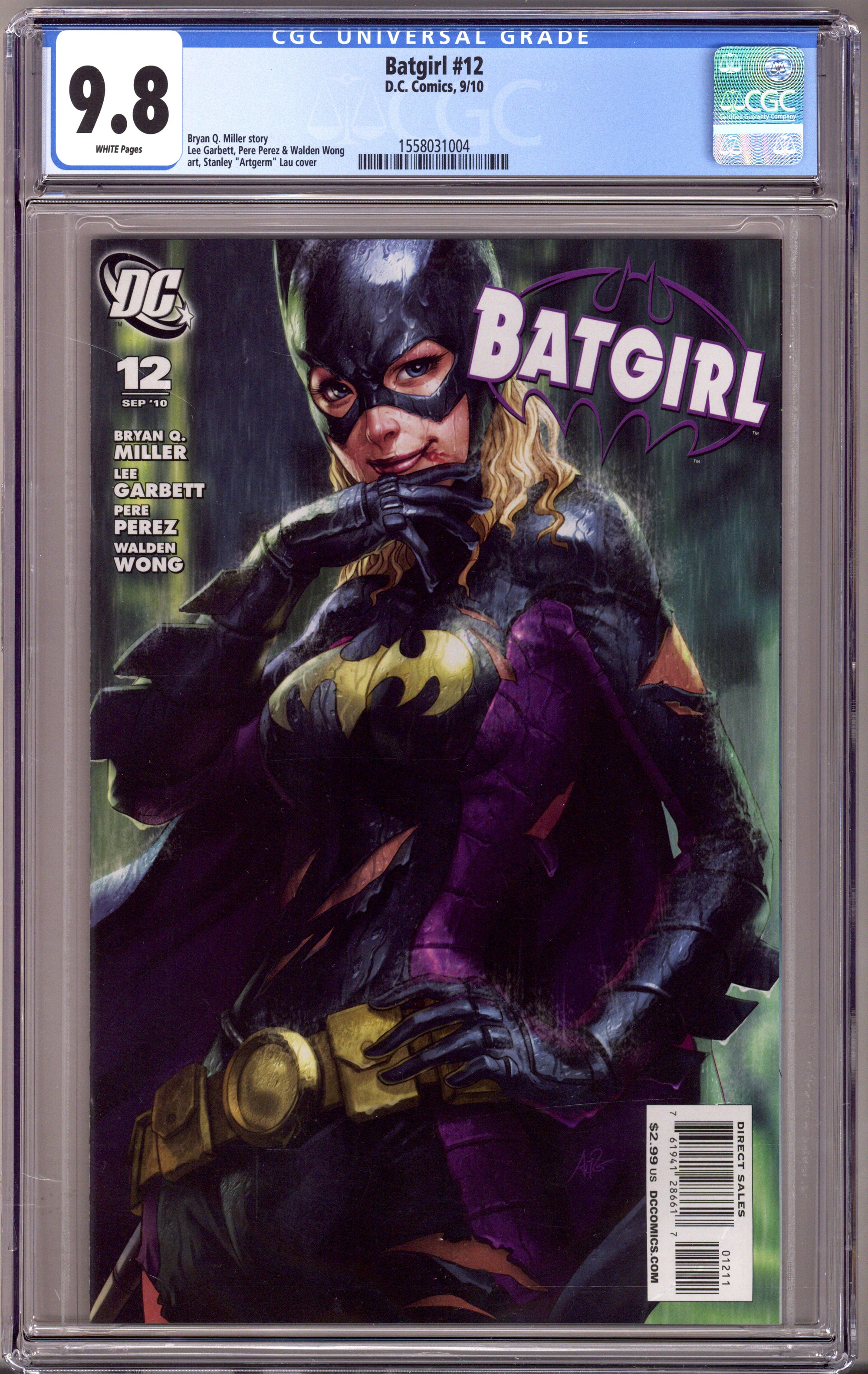 Batgirl Vol 3 12 CGC 9.8 (NM/M) (2010) 