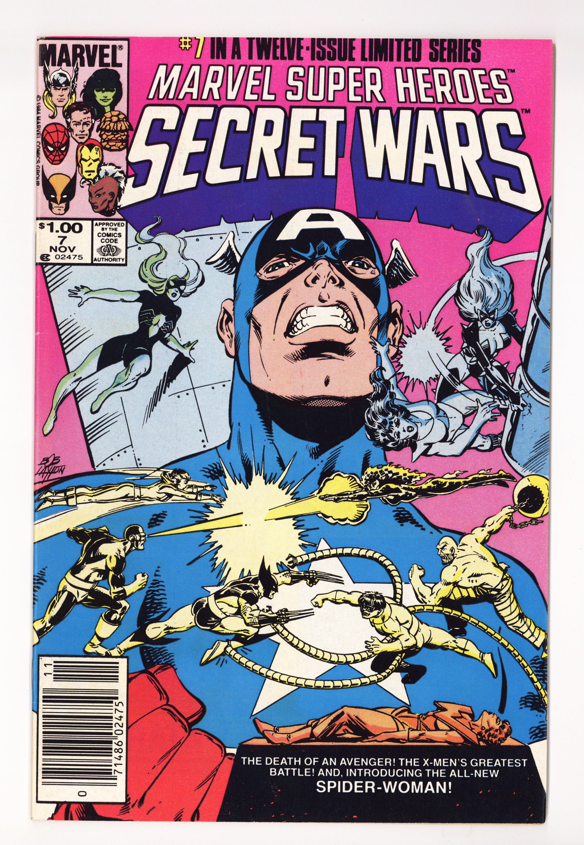 Marvel Super-Heroes Secret Wars   7  VF- (7.5)   (1984)     Canadian Price Variant  