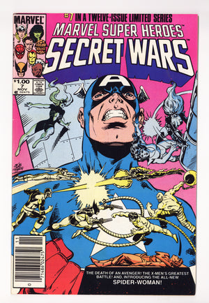 Marvel Super-Heroes Secret Wars   7  VF- (7.5)   (1984)     Canadian Price Variant