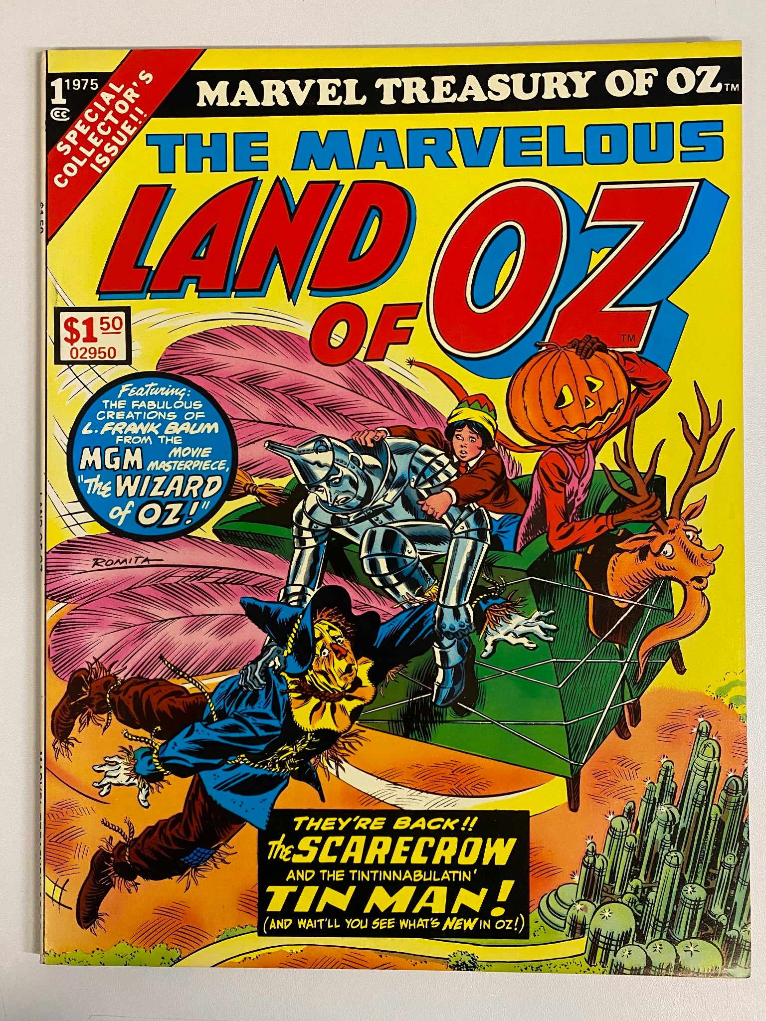 Marvel Treasury of Oz Featuring the Marvelous Land of Oz 1 VF/NM (9.0) (1975) 