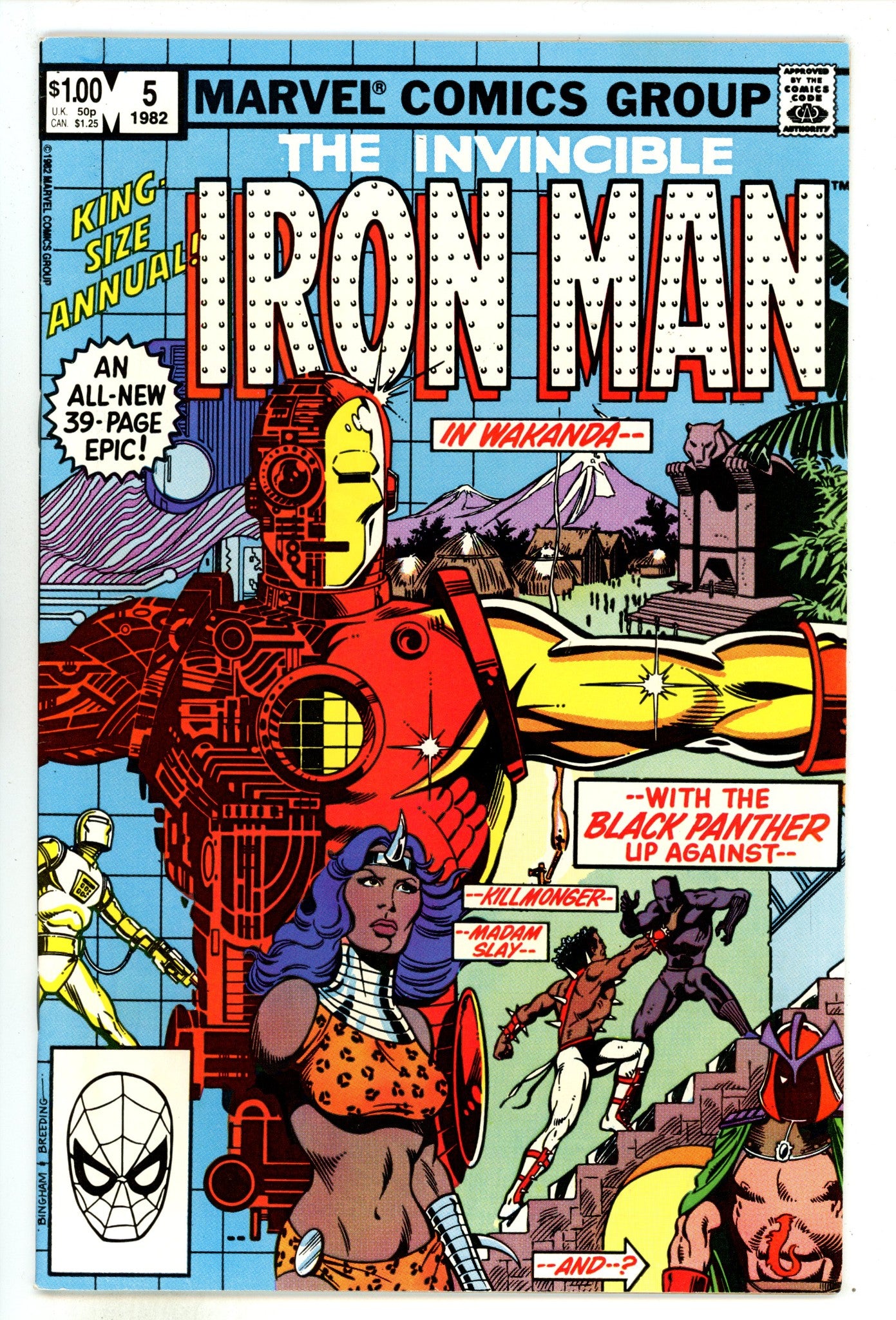 Iron Man Annual Vol 1 5 FN/VF (7.0) (1982) 