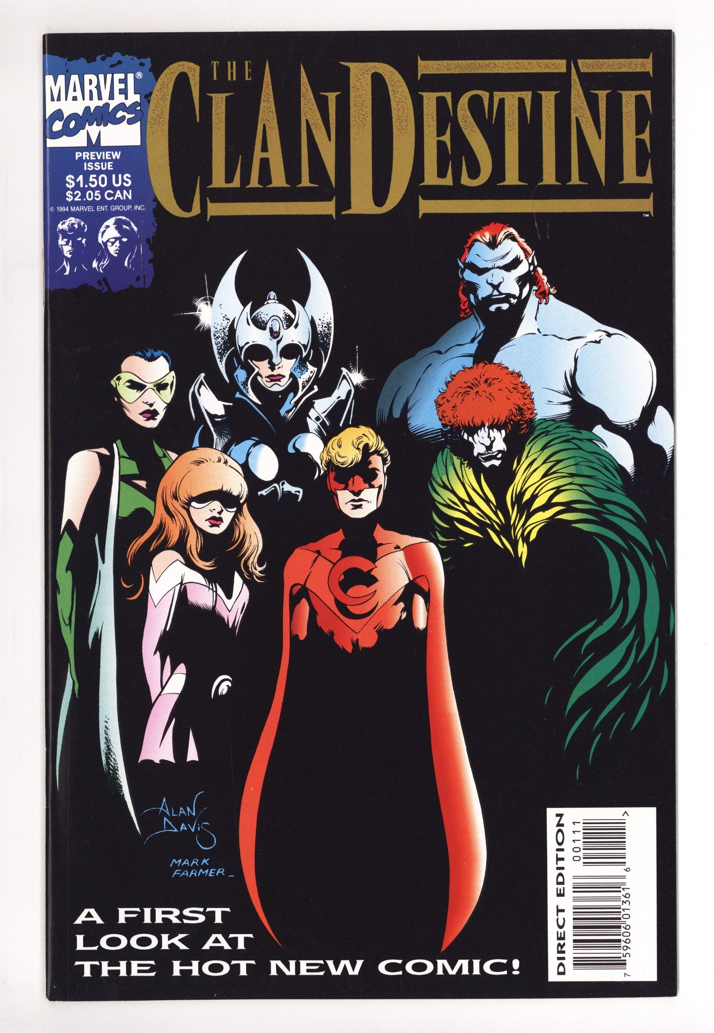 The ClanDestine Preview Vol 1 1 High Grade (1994) 