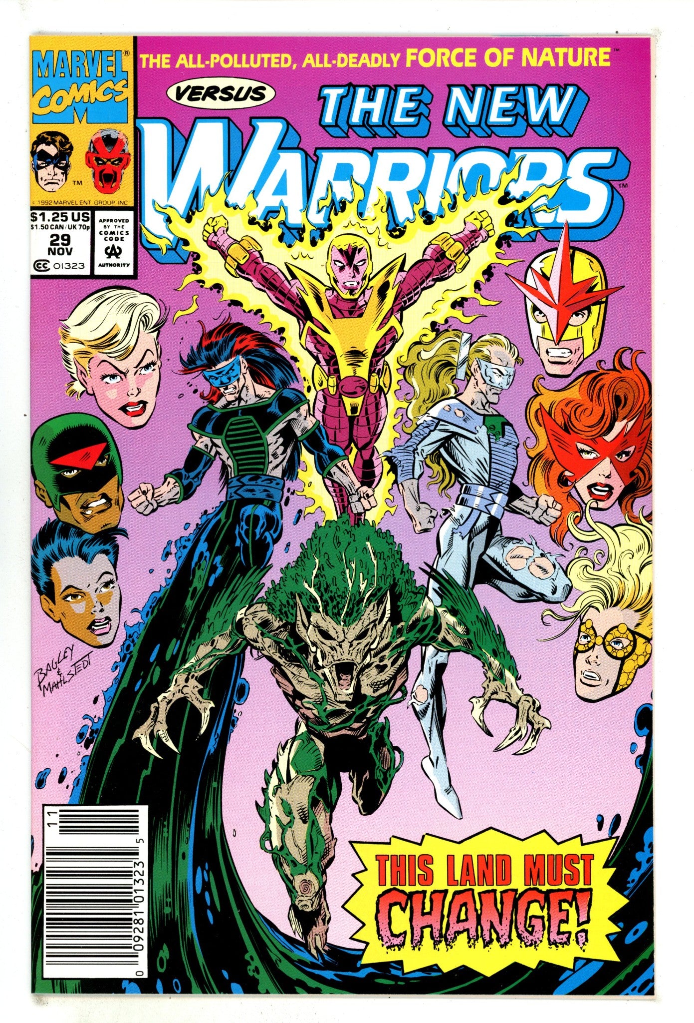 The New Warriors Vol 1 29 High Grade (1992) Newsstand 