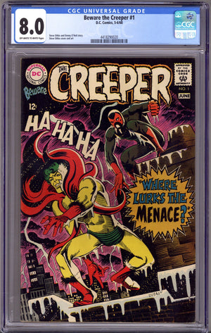 Beware the Creeper Vol 1 1 CGC 8.0 (VF) (1968)
