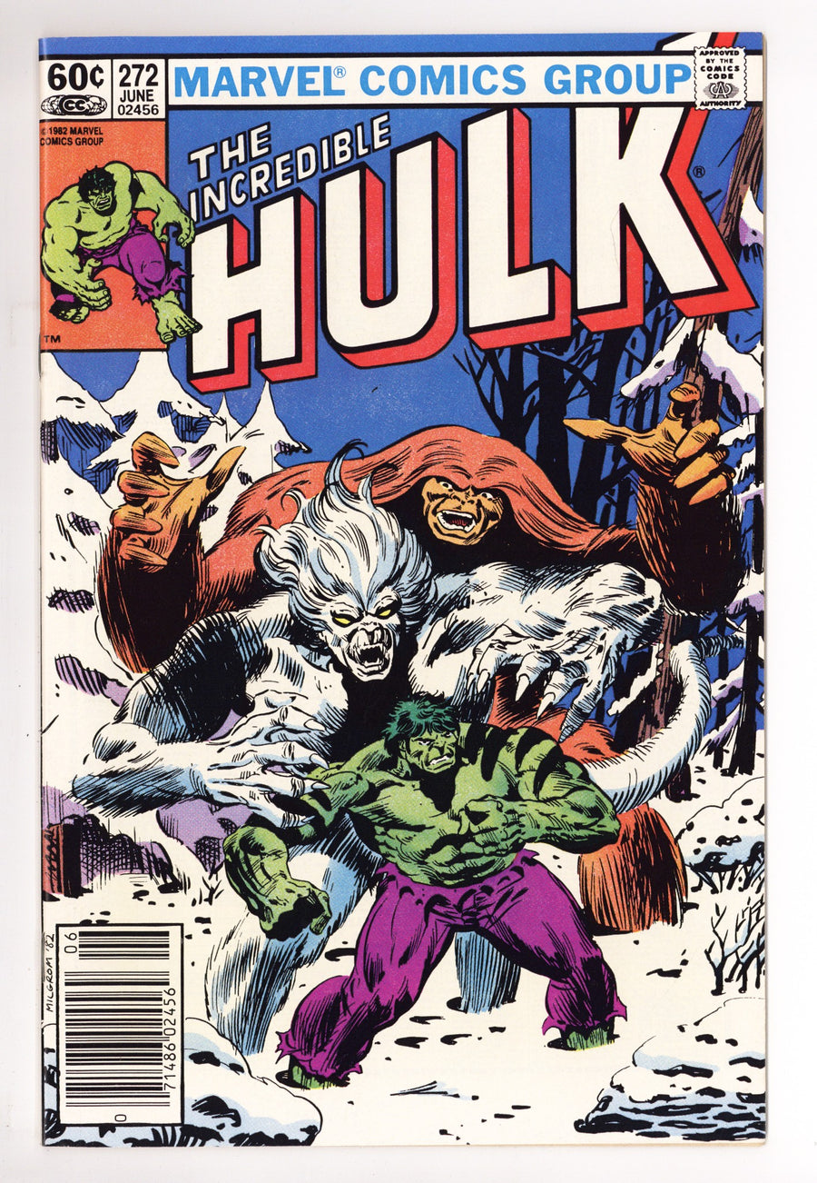 The Incredible Hulk Vol 1 272 VF+ (8.5) (1982) Newsstand 