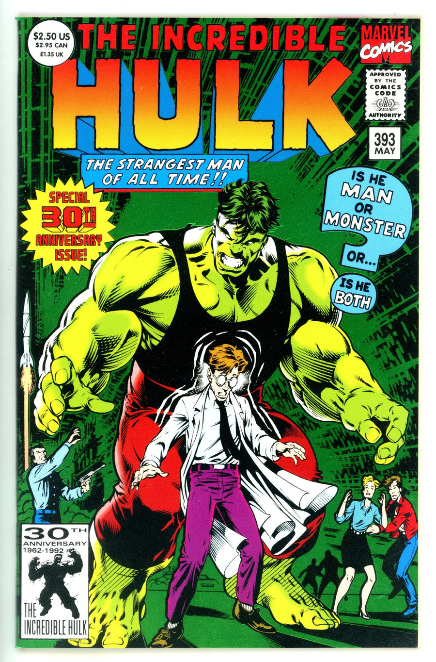 The Incredible Hulk Vol 1 393 High Grade (1992) 