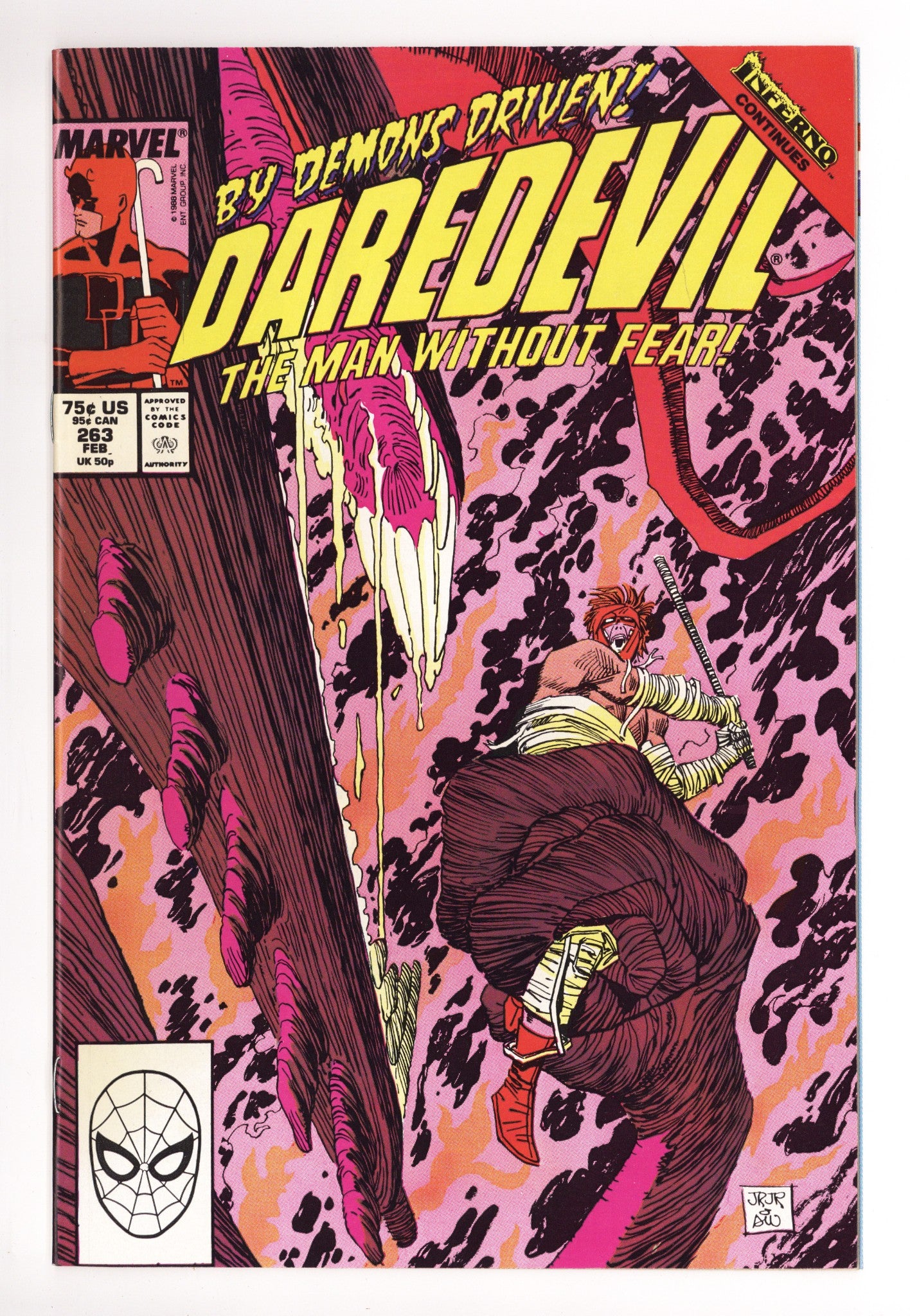 Daredevil Vol 1 263 High Grade (1989) 