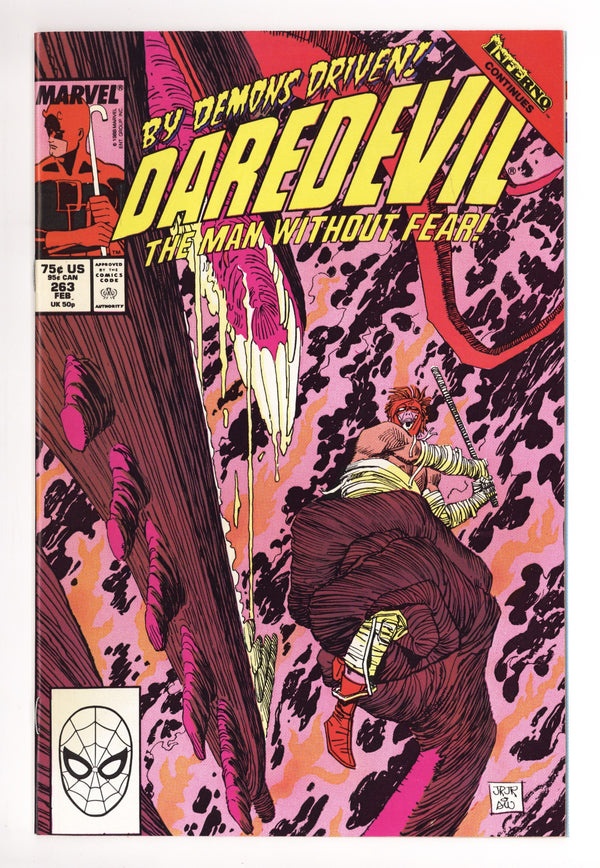 Daredevil Vol 1 263 High Grade (1989)