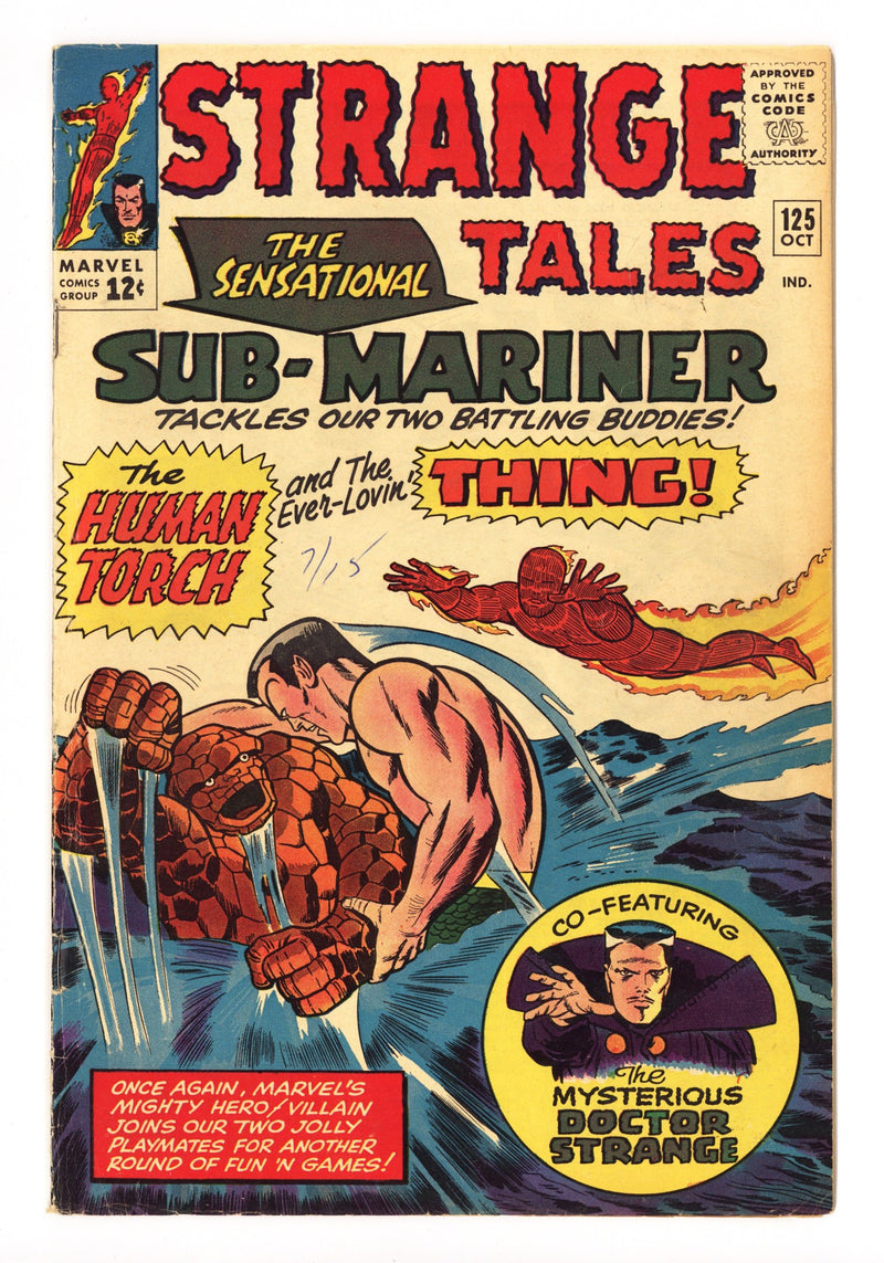 Strange Tales Vol 1 125 VG/FN (5.0) (1964) 
