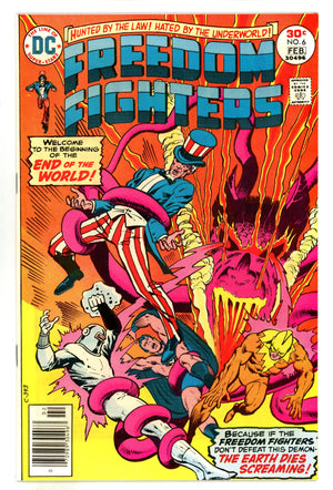 Freedom Fighters Vol 1 6 NM (9.4) (1977) 