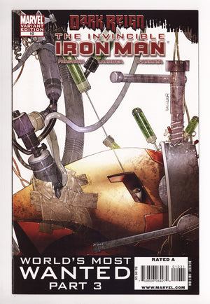 Invincible Iron Man Vol 1 10 High Grade (2009) Larroca Variant