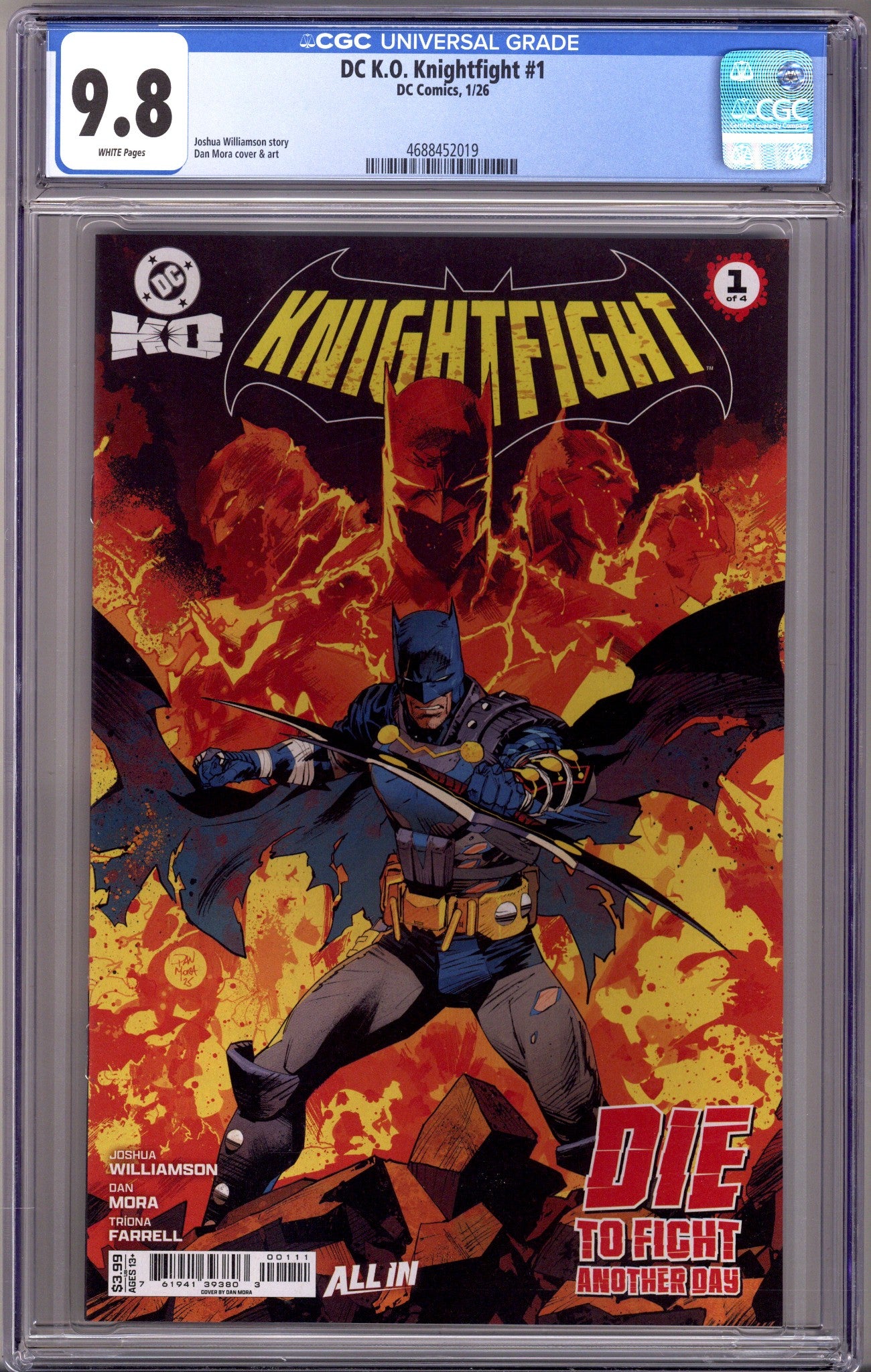 DC K.O. Knightfight 1 CGC 9.8 (NM/M) (2026) 