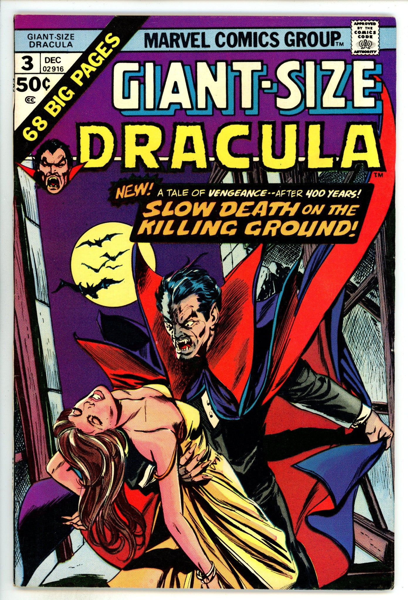Giant-Size Dracula 3 VF- (7.5) (1974) 