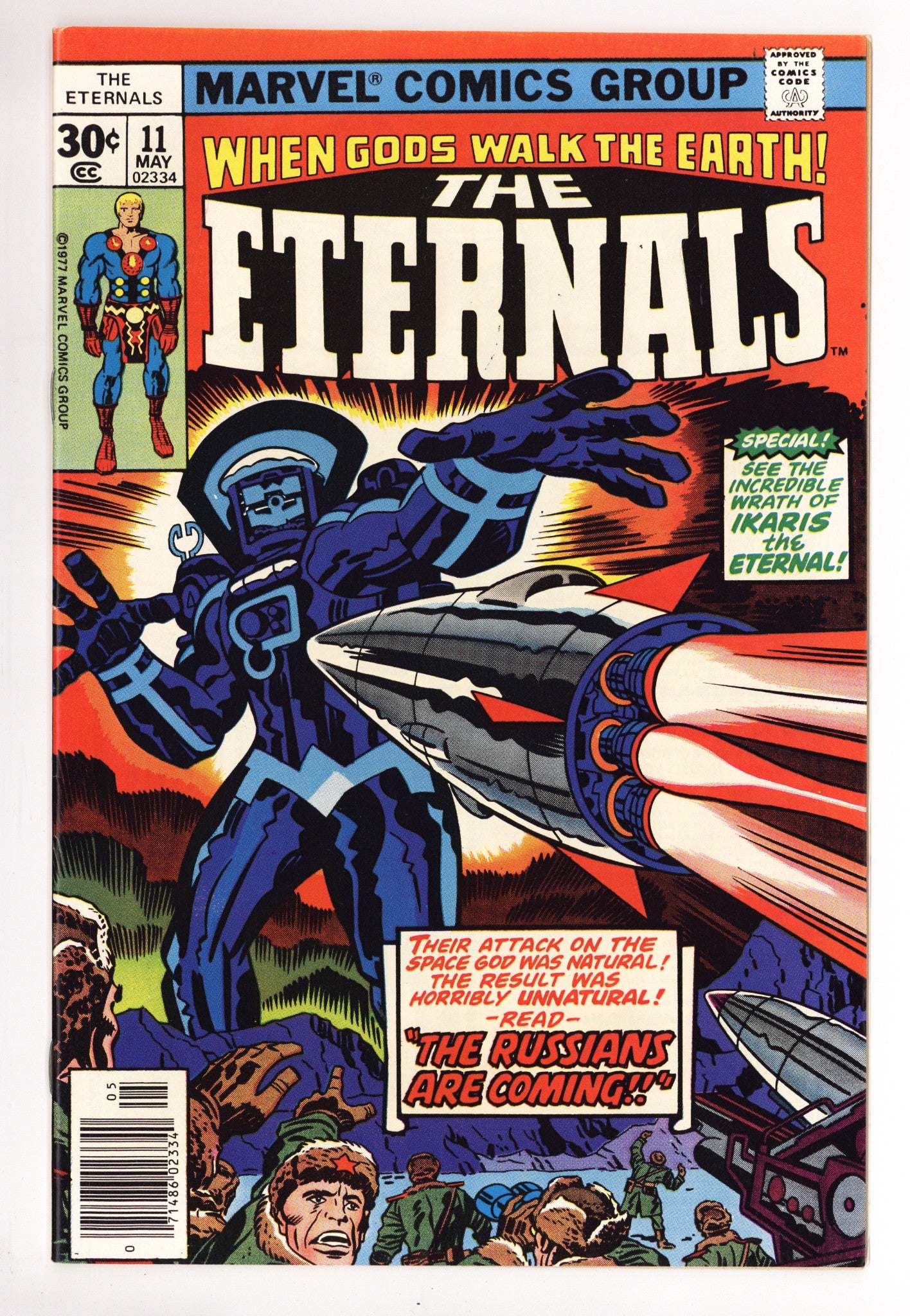 The Eternals Vol 1 11 VF+ (8.5) (1977) 