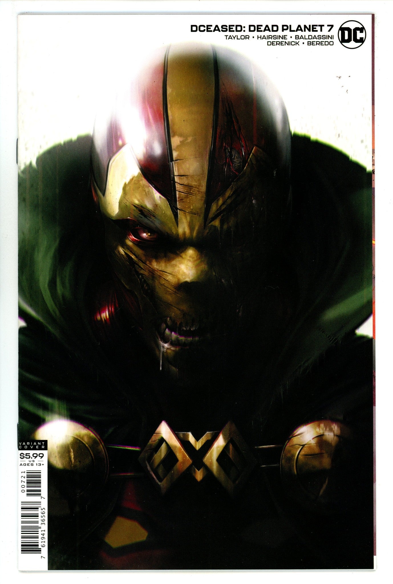 DCeased: Dead Planet 7 High Grade (2021) Mattina Variant 