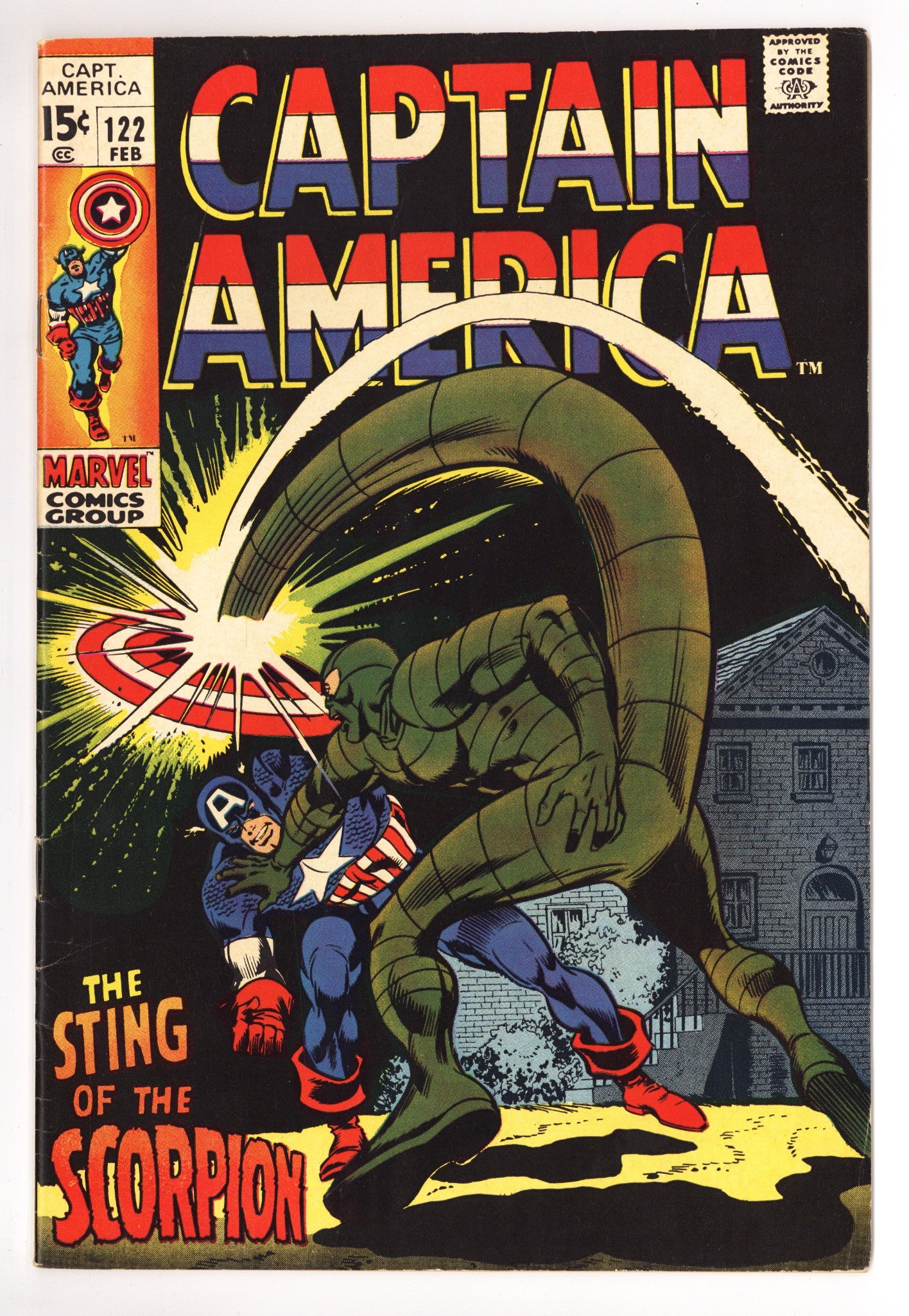 Captain America Vol 1 122 FN (6.0) (1970) 