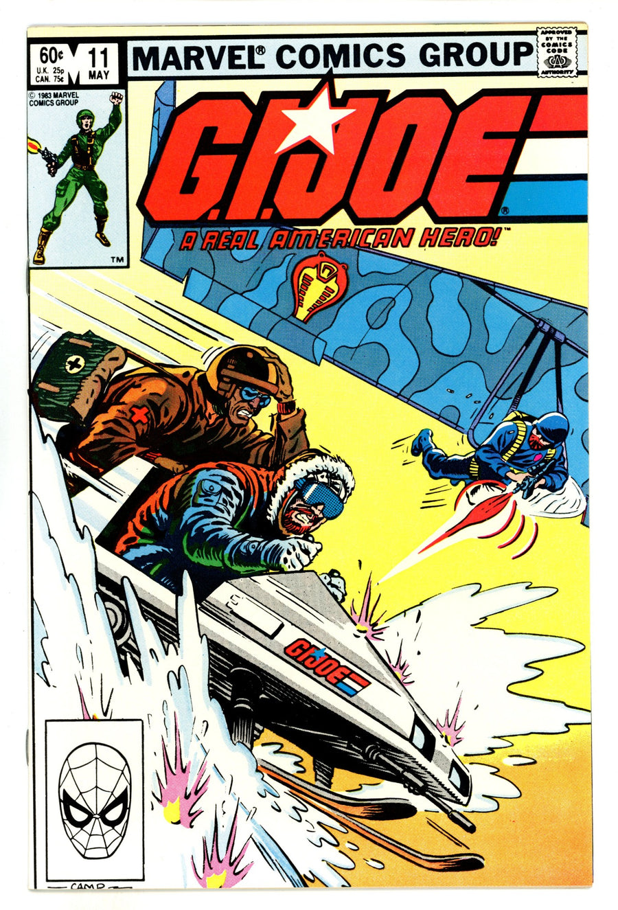 G.I. Joe, A Real American Hero  11  VF+ (8.5)  (1983)  