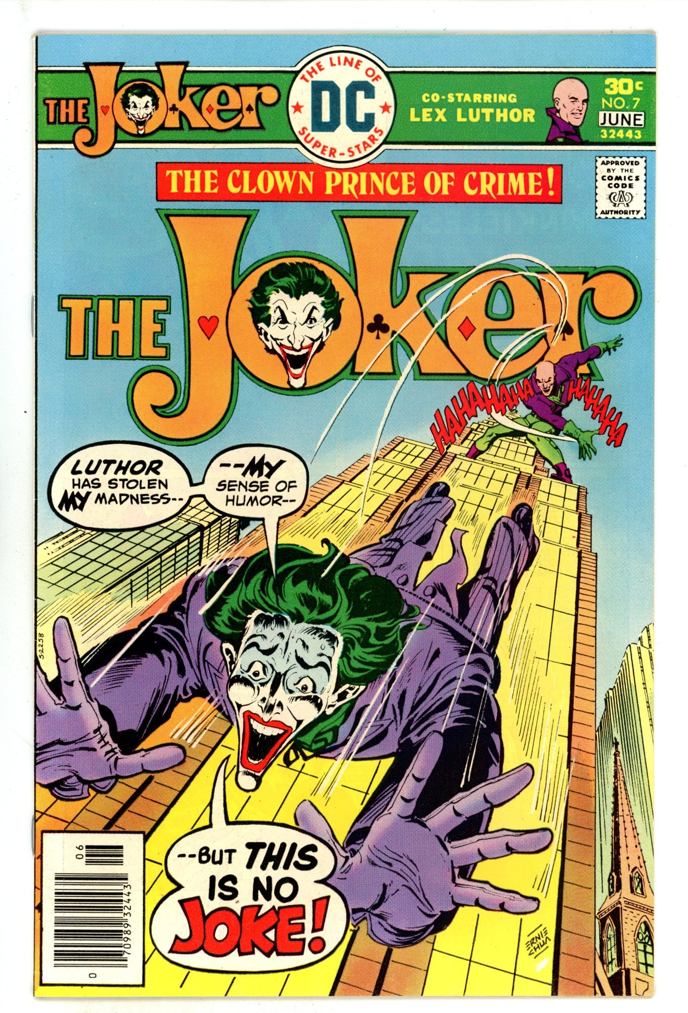 The Joker Vol 1 7 VF+ (8.5) (1976) 