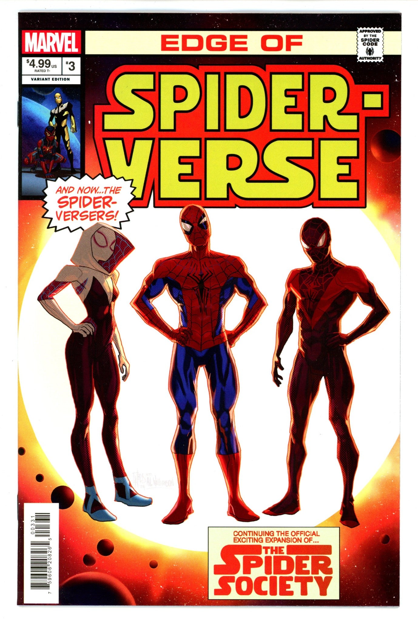 Edge Of Spider-Verse Vol 4 3 Woods Homage Variant (2024)