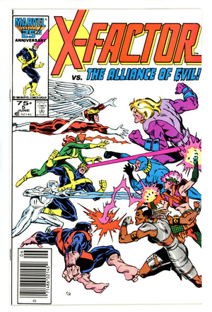 X-Factor Vol 1 5 VF+ (8.5) (1986) Newsstand
