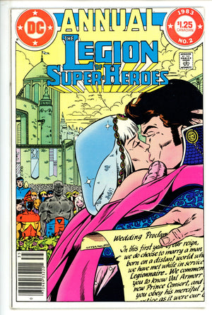 The Legion of Super-Heroes Annual 2 Canadian Variant VF (1983)