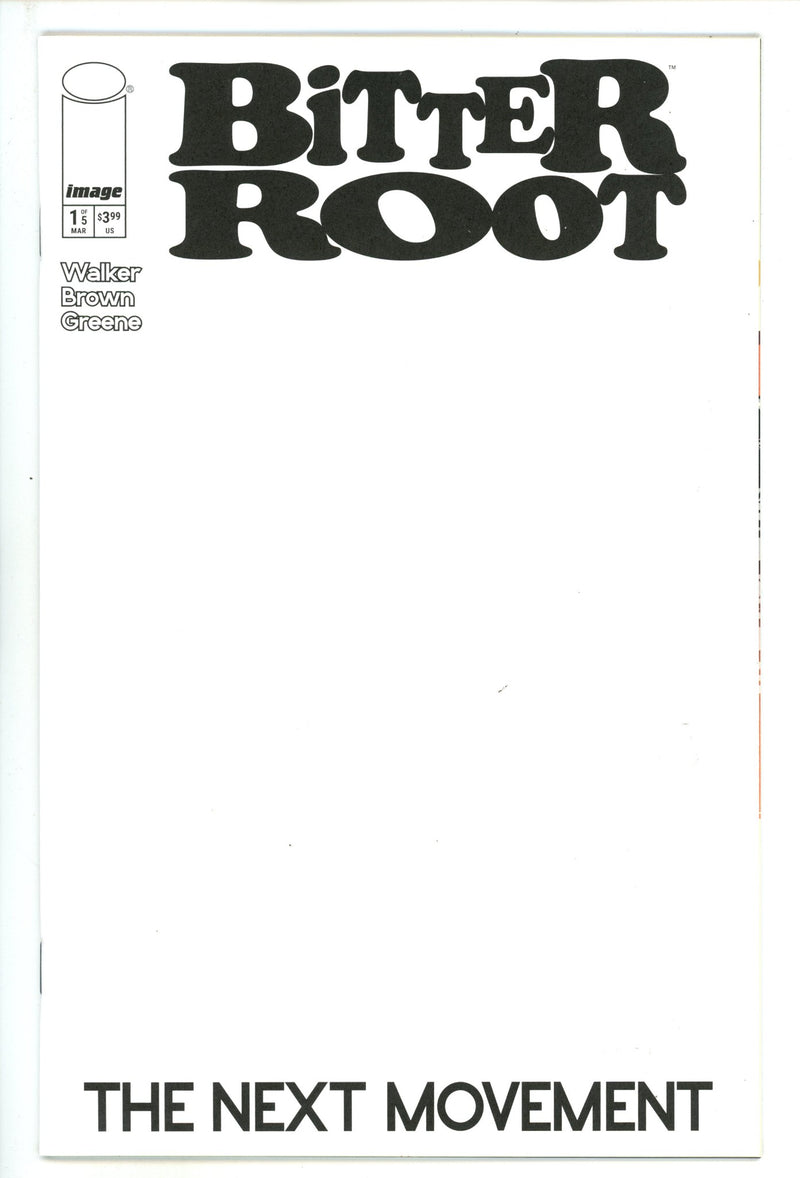 Bitter Root The Next Movement 1 Blank Variant (2025)
