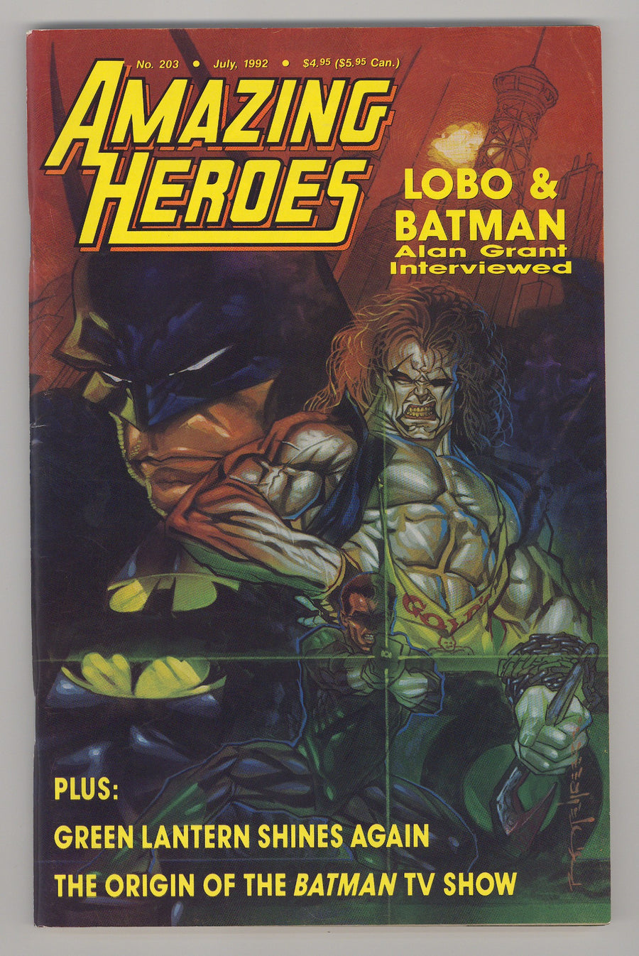 Amazing Heroes 203 / 204 Mid Grade (1992) 