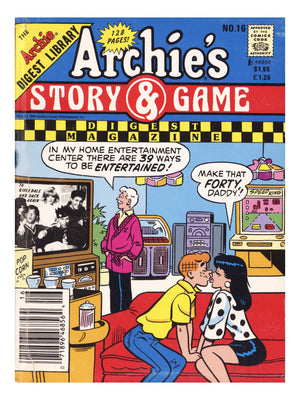 Archie's Story & Game Digest Magazine 16 Low Grade (1990) Canadian Price Variant