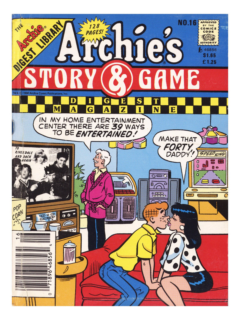 Archie's Story & Game Digest Magazine 16 Low Grade (1990) Canadian Price Variant 