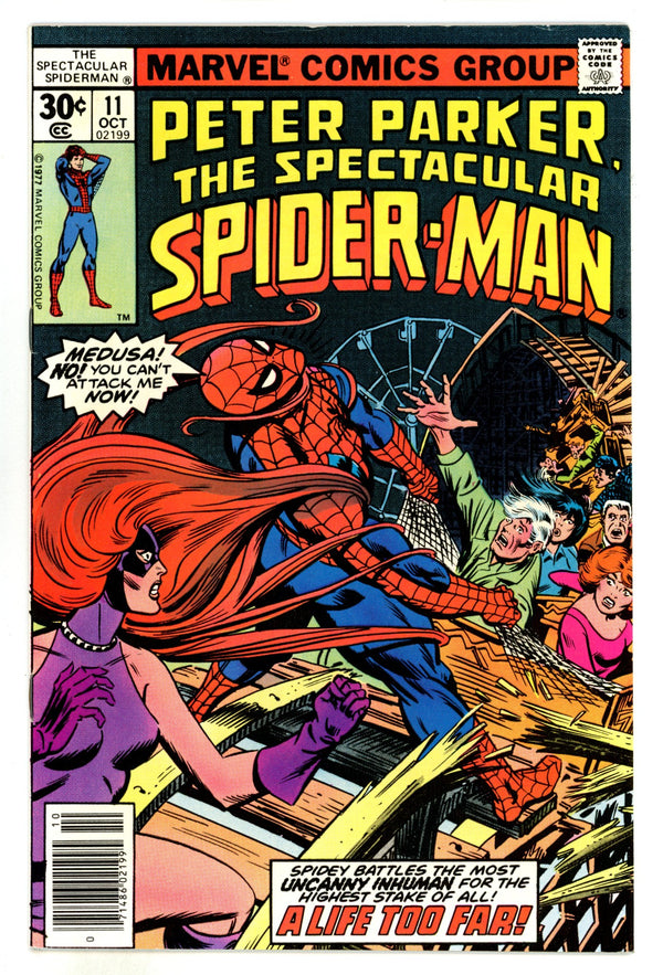 The Spectacular Spider-Man Vol 1 11 FN+ (6.5) (1977) Newsstand