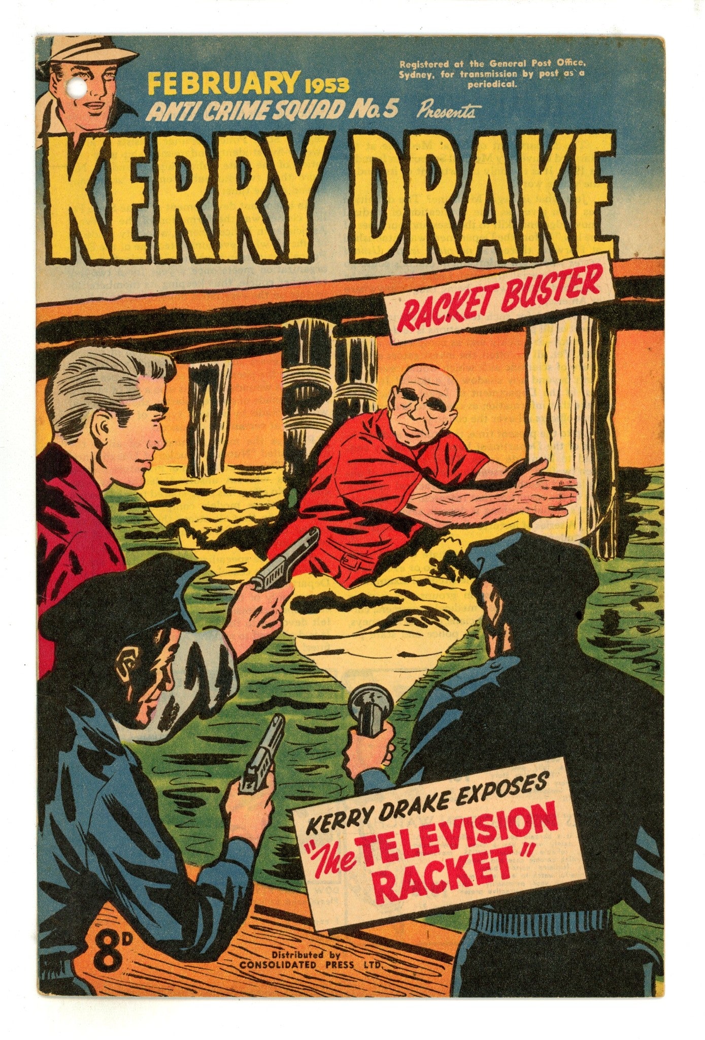 Anti-Crime Squad 5 GD/VG (3.0) (1953) 