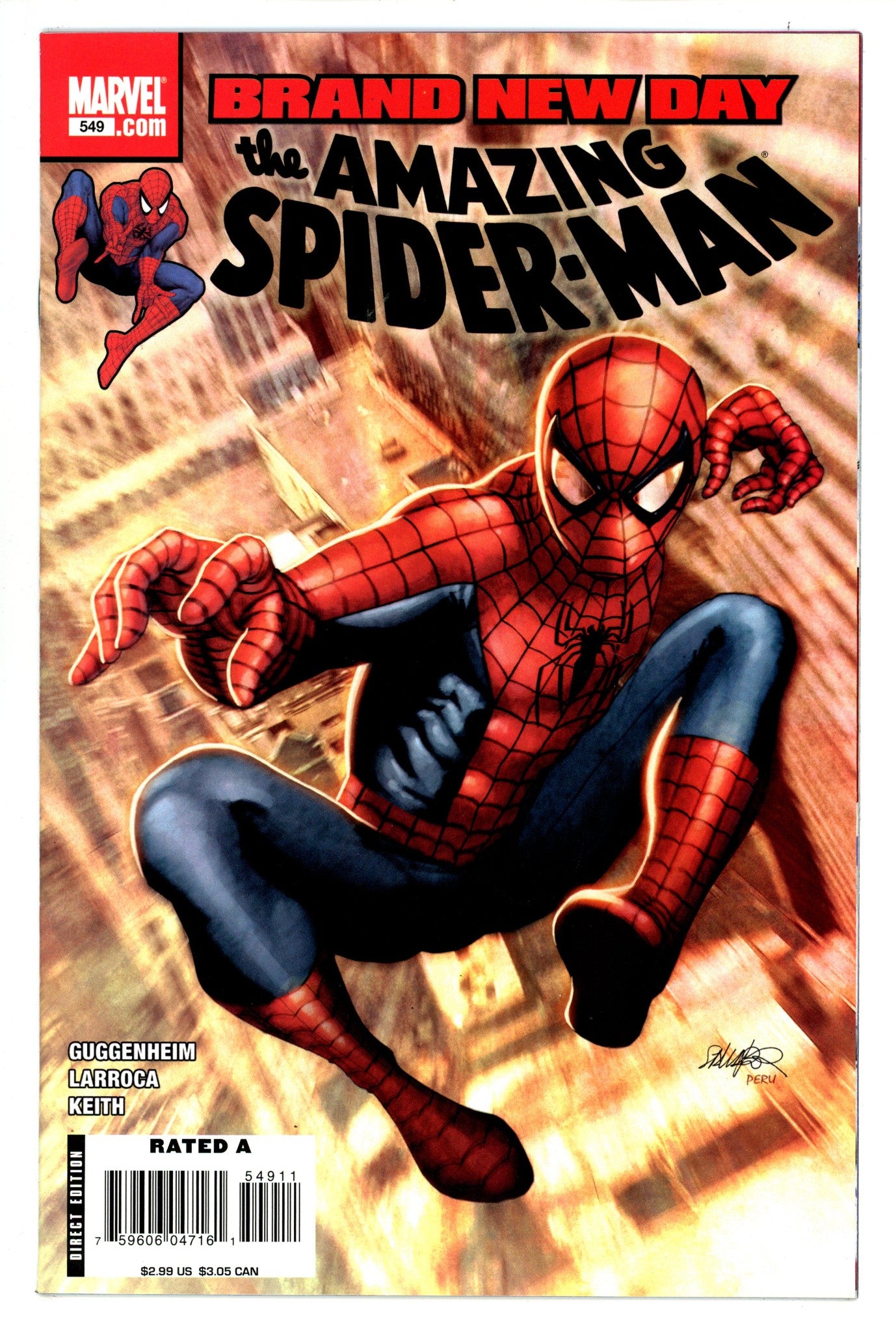 The Amazing Spider-Man Vol 2 549 VF+ (8.5) (2008) 