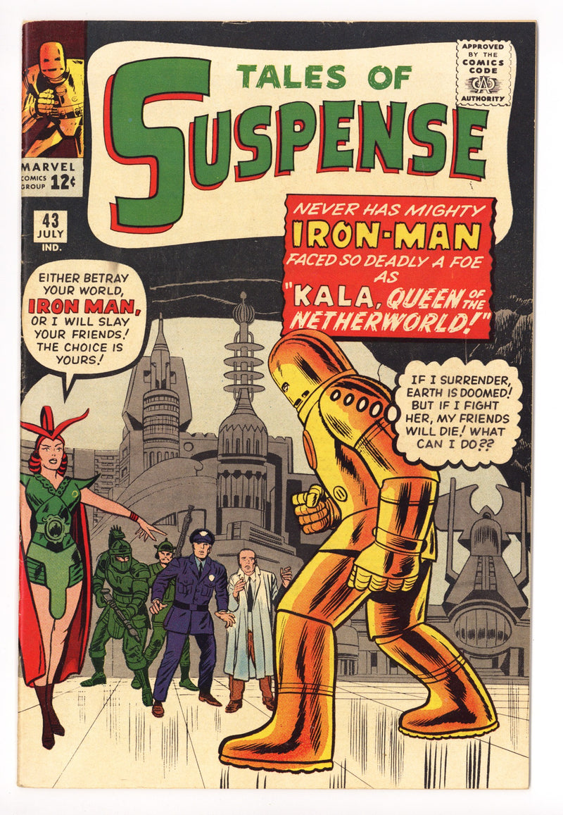 Tales of Suspense Vol 1 43 FN (6.0) Trimmed (1963) 
