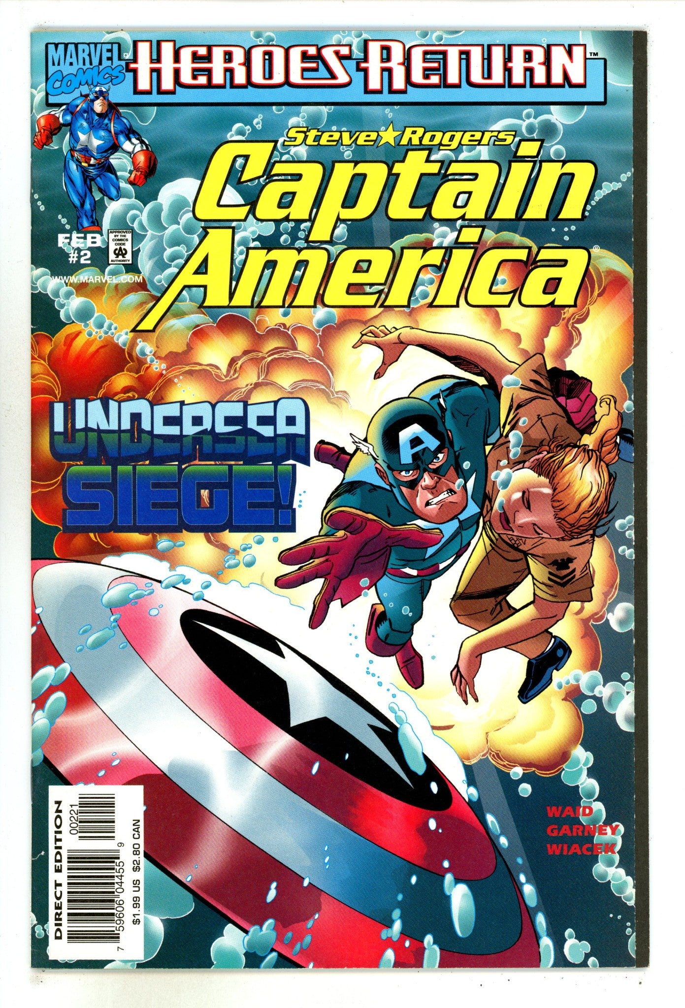 Captain America Vol 3 2 High Grade (1998) 