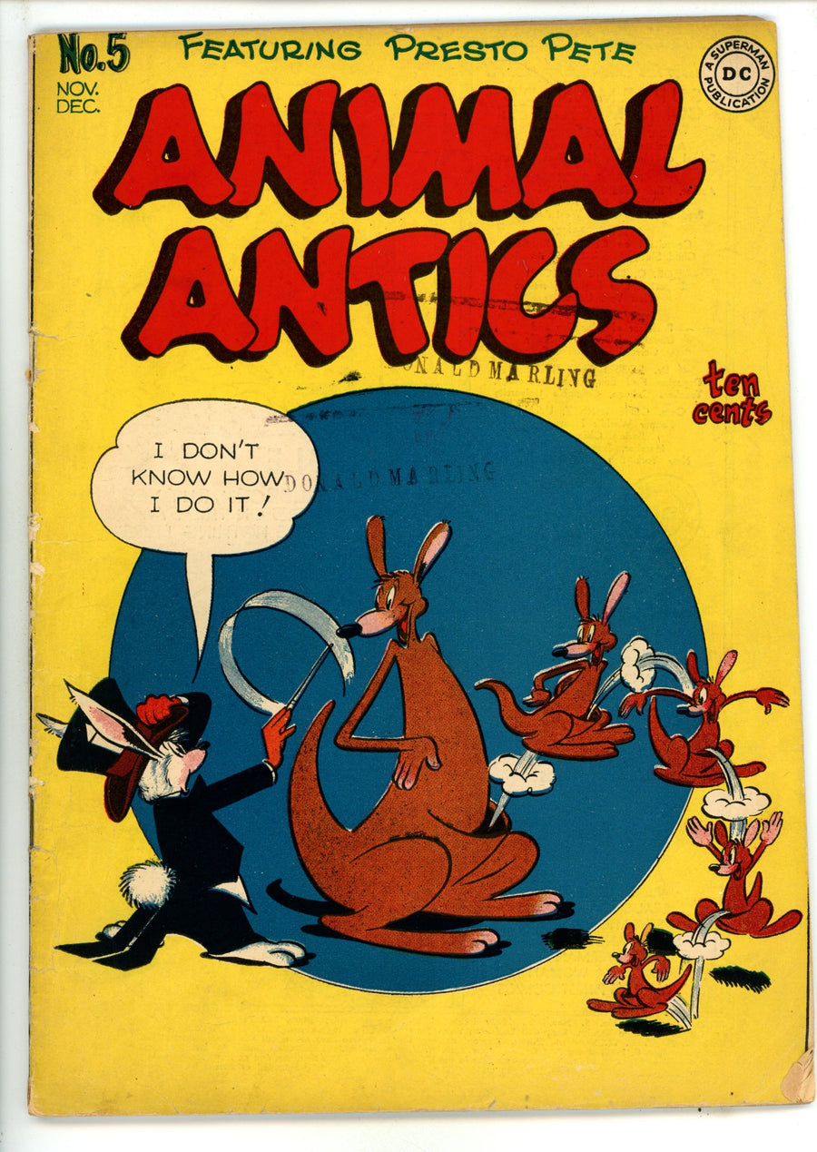 Animal Antics 5 VG+ (4.5) (1946) 