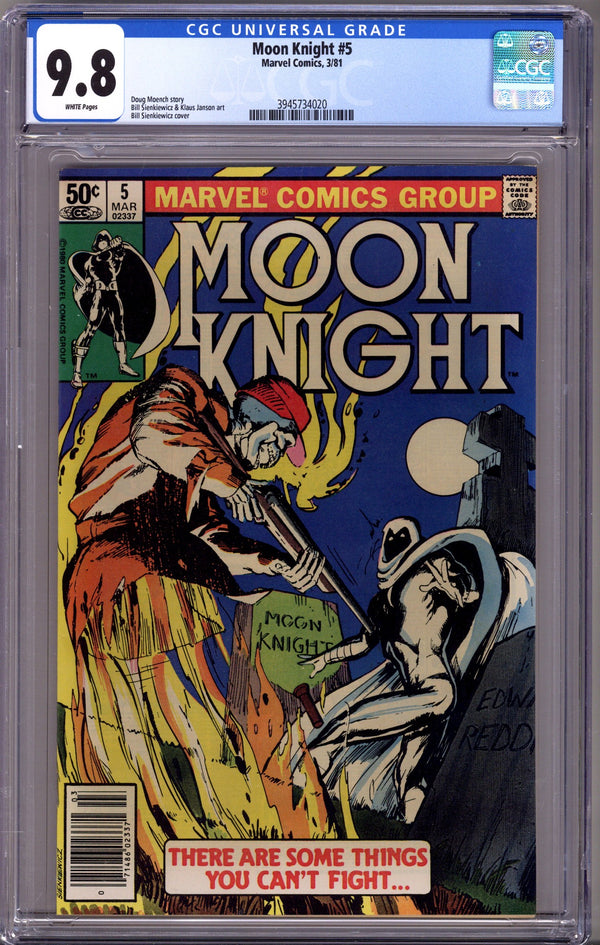 Moon Knight Vol 1 5 CGC 9.8 (NM/M) (1981) Newsstand