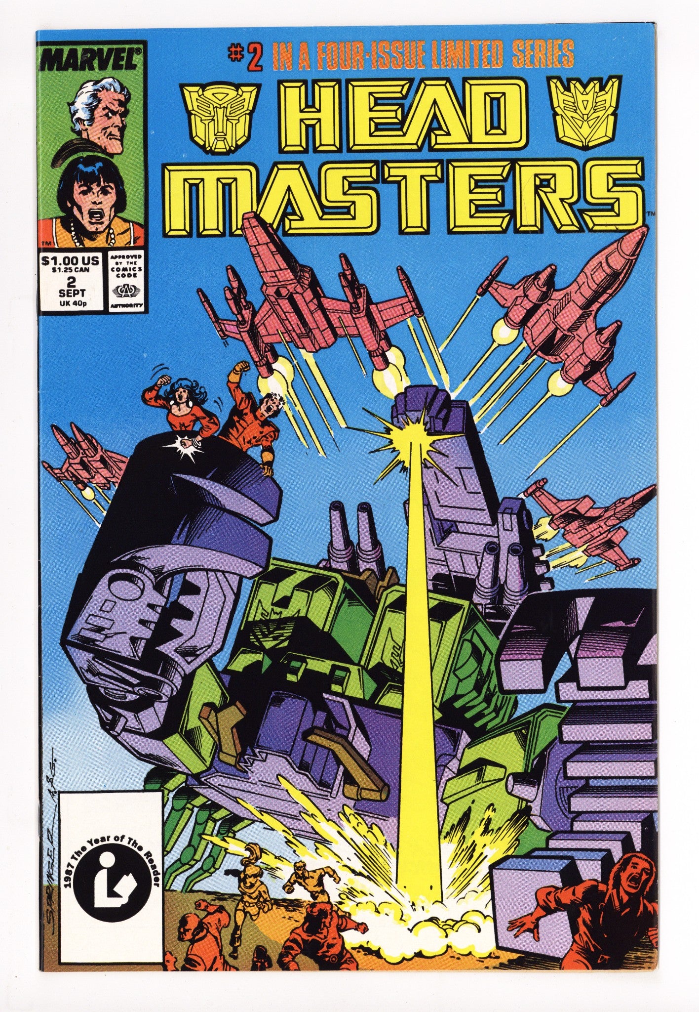The Transformers: Headmasters 2 Mid Grade (1987) 
