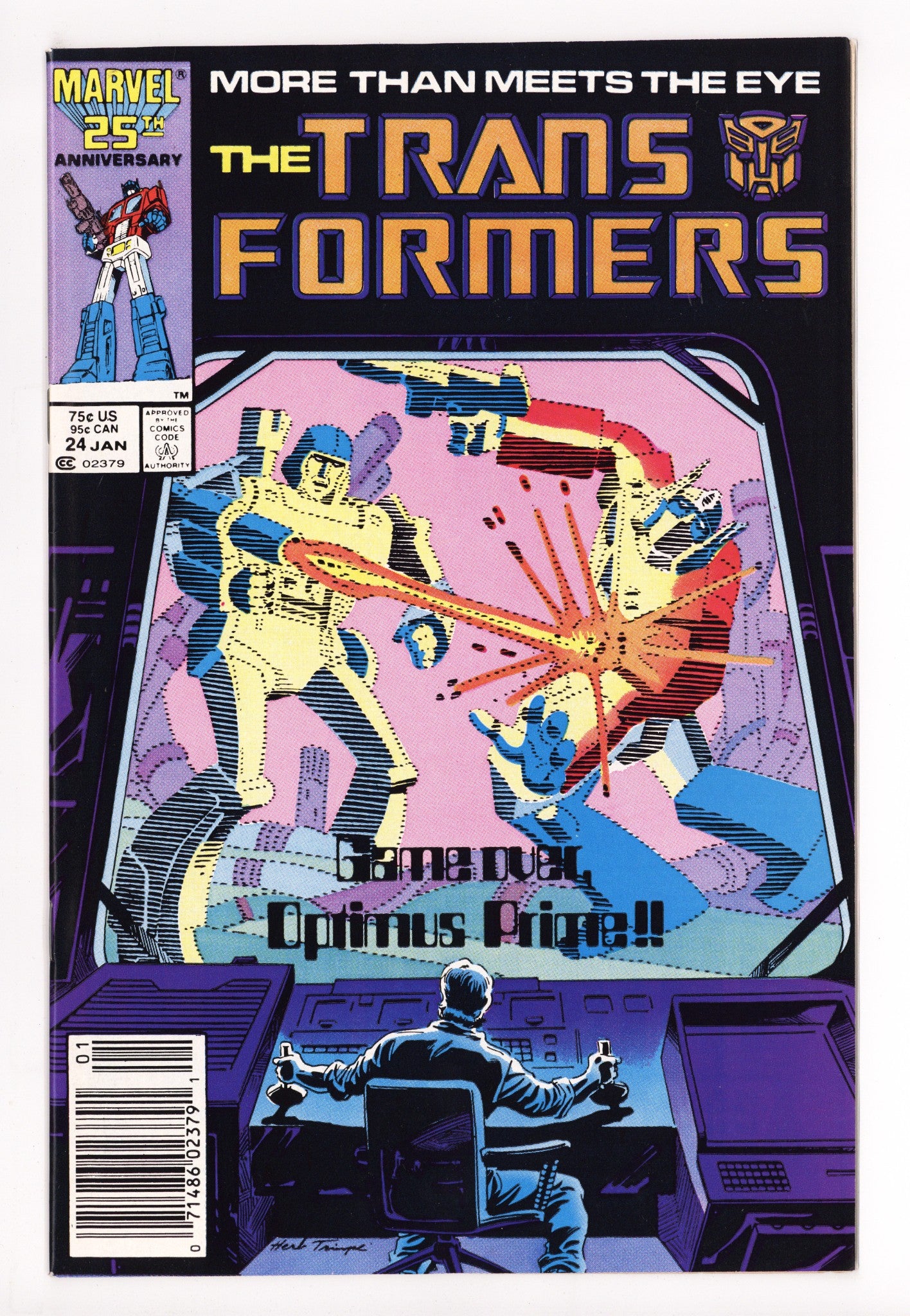 The Transformers 24 High Grade (1987) Newsstand 