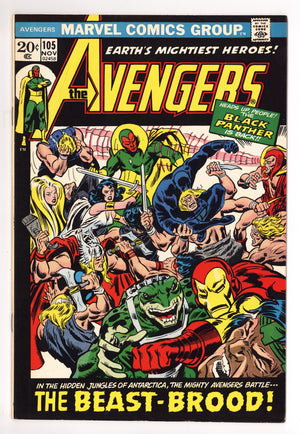 The Avengers Vol 1 105 VF+ (8.5) (1972)