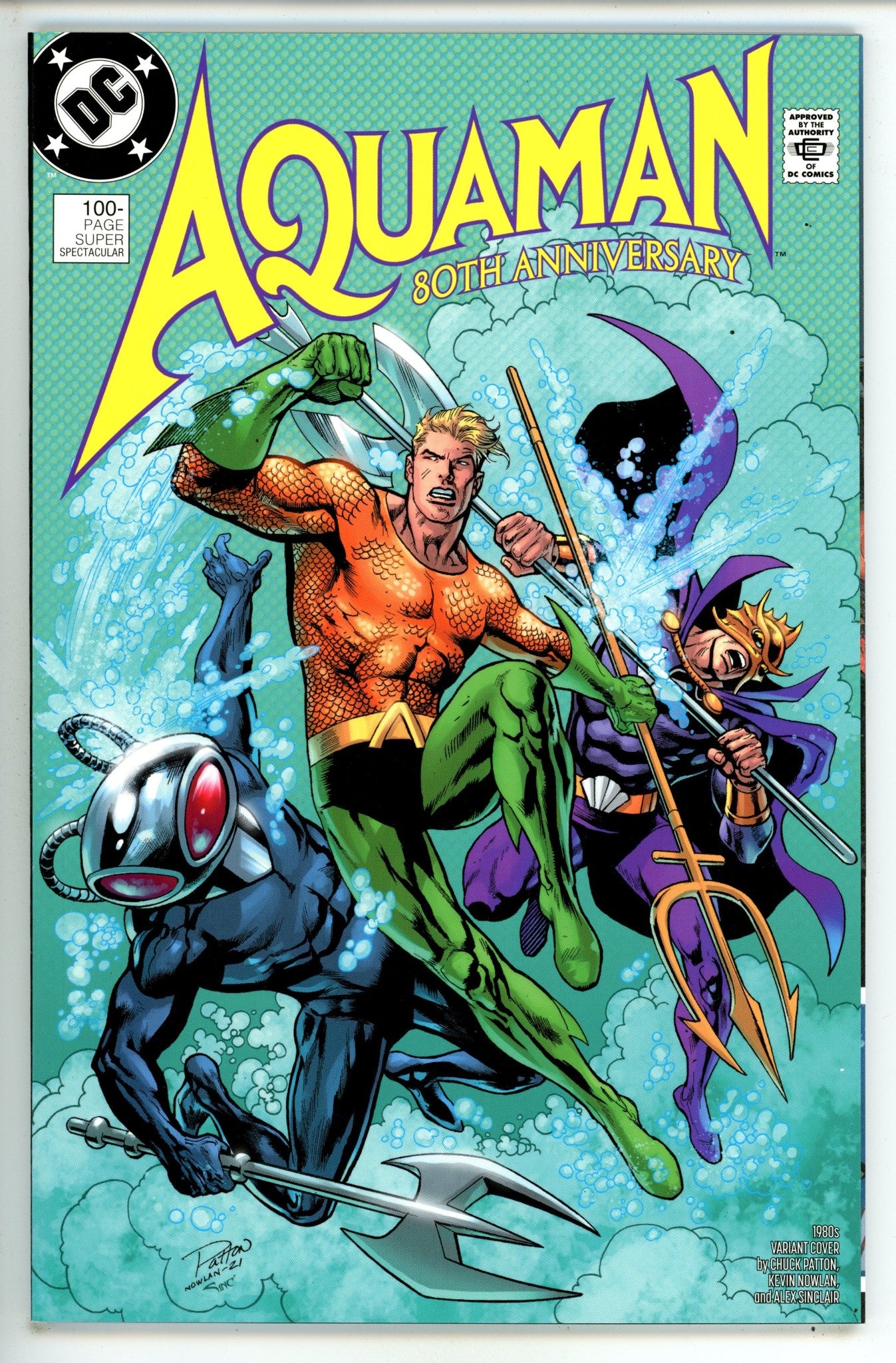 Aquaman 80th Anniversary 100-Page Super Spectacular 1 High Grade (2021) Patton Variant 